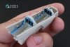Quinta Studio QD48157 Yak-130 3D-Printed coloured Interior on decal paper (for KittyHawk kit) 1/48
